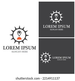 Safety Helmet logo Vector Template