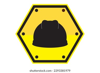 Safety Helmet sign, refers to a type of personal protective equipment (PPE) that is designed to protect the head from workplace hazards such as falling objects, impacts, and electrical shocks. Safety 