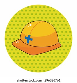 safety helmet theme elements 