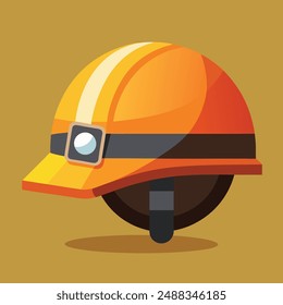 Safety Helmet vector art illustration