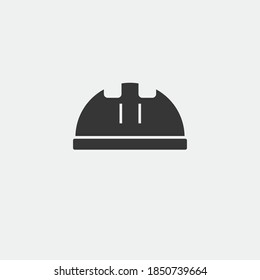 Schutzhelm-Vektorsymbol