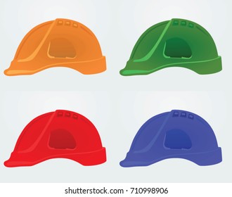 Safety helmet. vector illustration