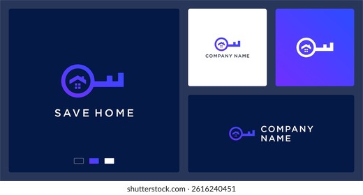 safety home key logo design