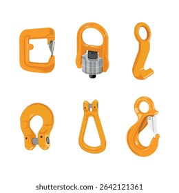 Safety hooks metal component and accessories