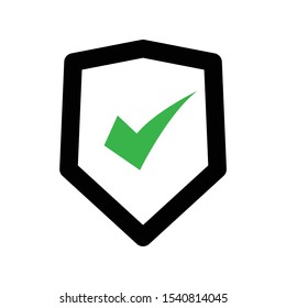 Safety icon design , secure icon , protection icon