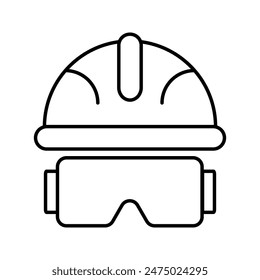 safety icon isolated on white background from labor day collection. safety icon trendy and modern safety symbol for logo, web, app, UI. safety icon simple sign.