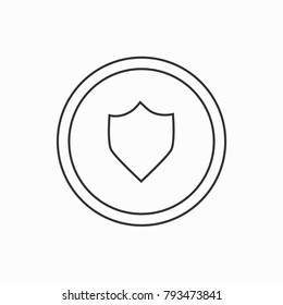 safety icon line vector illustration. security icon