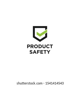 Safety icon logo simple and strong