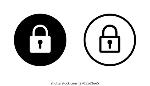 Icono de seguridad, signo de seguridad, candado e iconos de privacidad, Contraseña ui ux