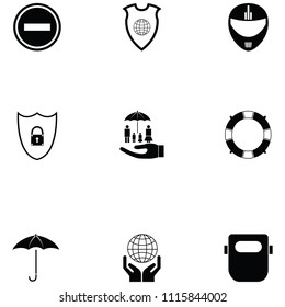 safety icon set