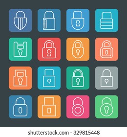 Safety icon set