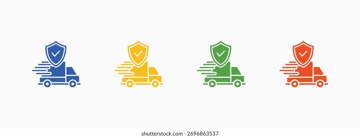 Safety Icon Set Color Multiple Style Collection