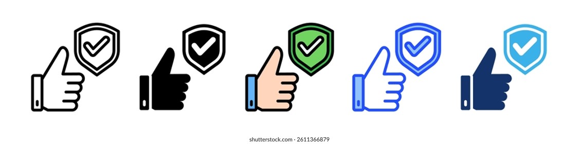 Safety Icon Set With Multiple Style Collection