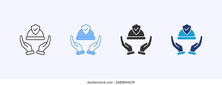 Conjunto de iconos de seguridad Colección de estilo múltiple