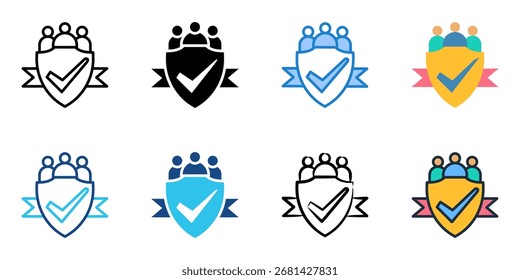 Conjunto de iconos de seguridad colección de estilo múltiple 
