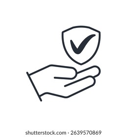 safety icon. vector.Editable stroke.linear style sign for use web design,logo.Symbol illustration.