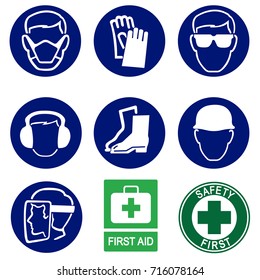 Safety Icons,Construction Industry Health