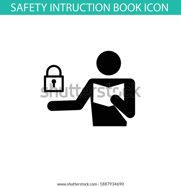 Safety Intruction Book Icon Eps 10 Stock Vector (Royalty Free ...