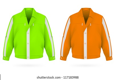 Safety jacket template.