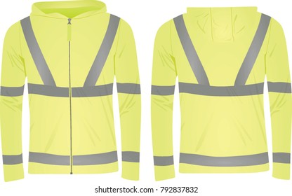 Safety jacket. vector illustration