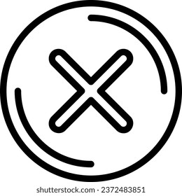 vector de ilustración de línea de seguridad
