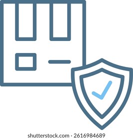 Safety Line Two Colour Icon