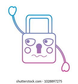 safety lock angry emoji icon image 