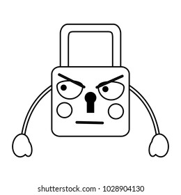 safety lock emoji icon image 