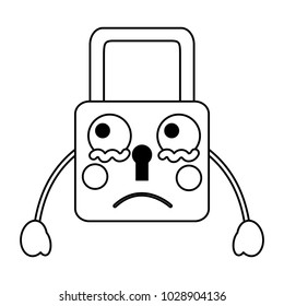 safety lock emoji icon image 