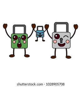 safety lock emoji icon image 
