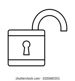 safety lock icon image 