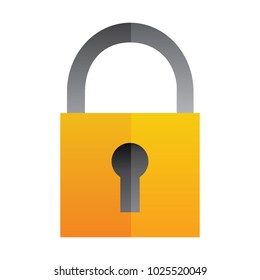 safety lock icon image 