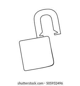 safety lock icon image 