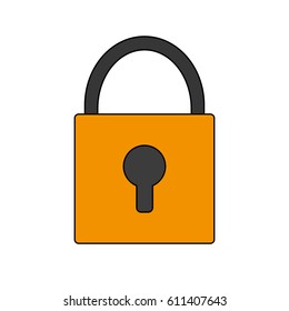safety lock icon image 