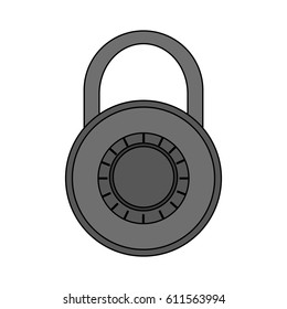 safety lock icon image 