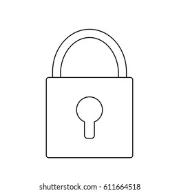 safety lock icon image 