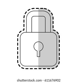 safety lock icon image 