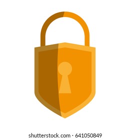 safety lock icon image 