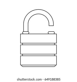 safety lock icon image 