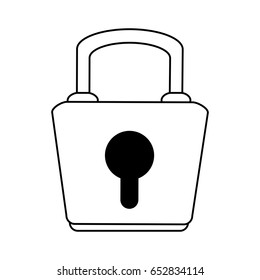 safety lock icon image 