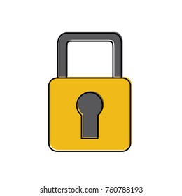 safety lock icon image 