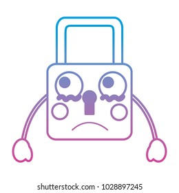 safety lock sad emoji icon image 