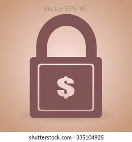safety lock vector illustration