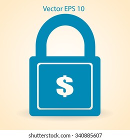 safety lock vector illustration