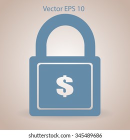 safety lock vector illustration