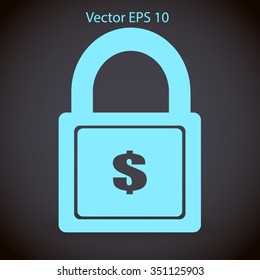 safety lock vector illustration