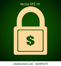 safety lock vector illustration