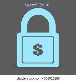 safety lock vector illustration