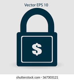 safety lock vector illustration