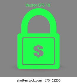 safety lock vector illustration